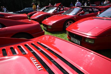 Skulle det være en rød Ferrari?
(Foto: Motorsporten.dk)